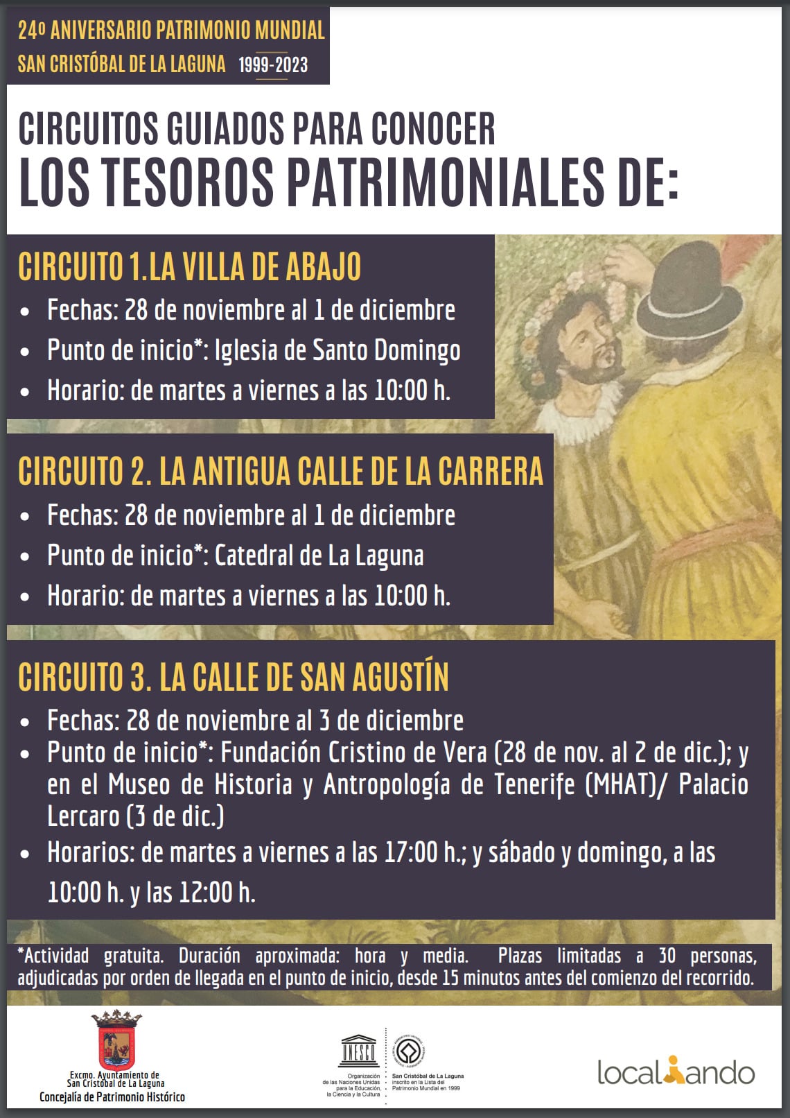 24 Aniversario de la Declaración de La Laguna Patrimonio de la Humanidad
